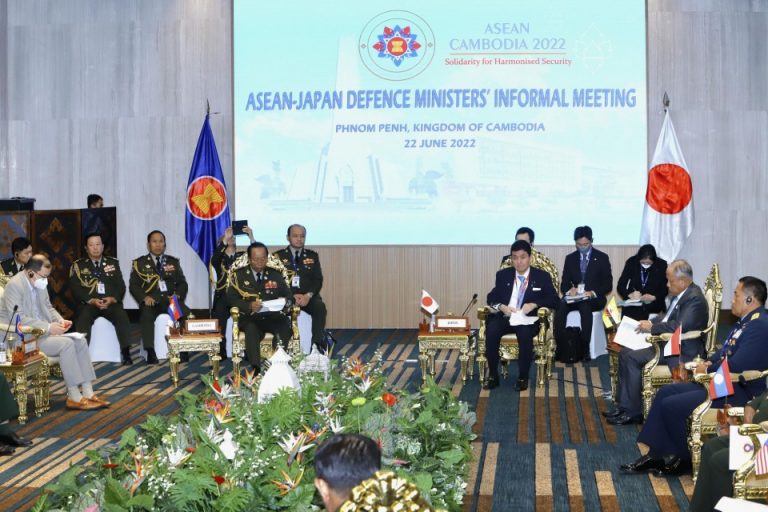 Japan defense chief tells ASEAN rules-based order key to Indo-Pacific