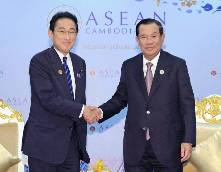 Kishida welcomes Cambodia’s help for land mine detection in Ukraine