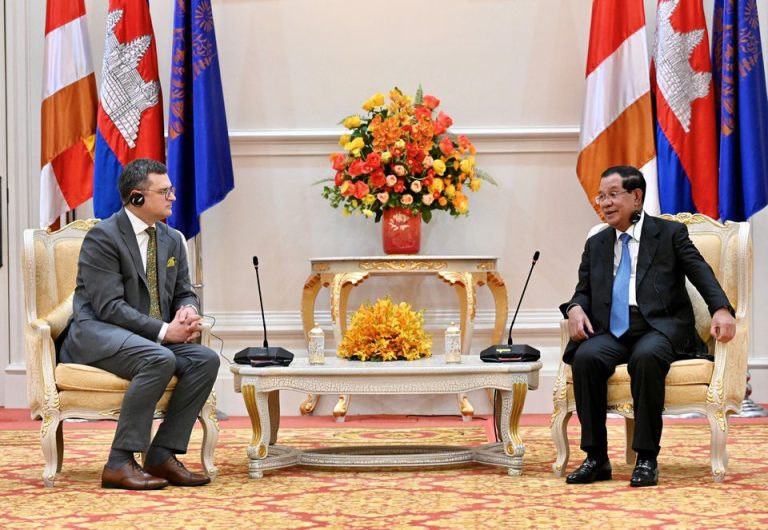 Cambodian PM meets Ukraine foreign minister ahead of Asia summit including Russia