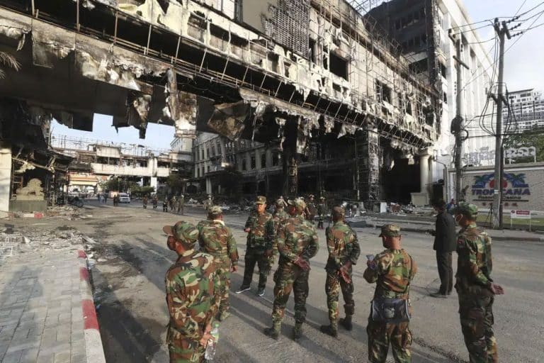 26 bodies found as search ends at Cambodian hotel fire site