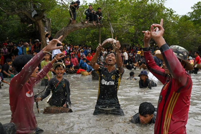 Cambodians celebrate traditional fishing methods at annual ceremony (video)