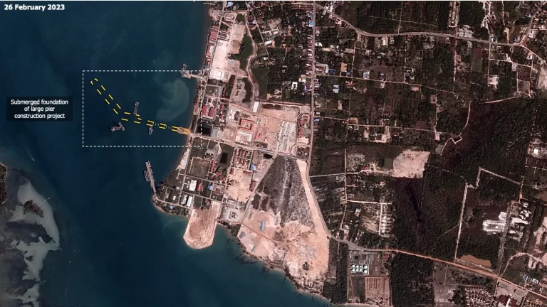 China’s secret naval base in Cambodia, through satellite imagery
