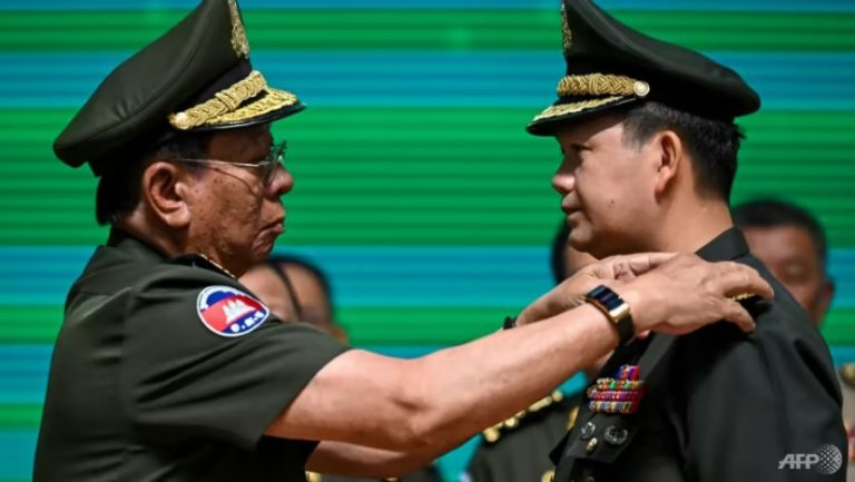 Cambodia PM Hun Sen’s son becomes four-star general