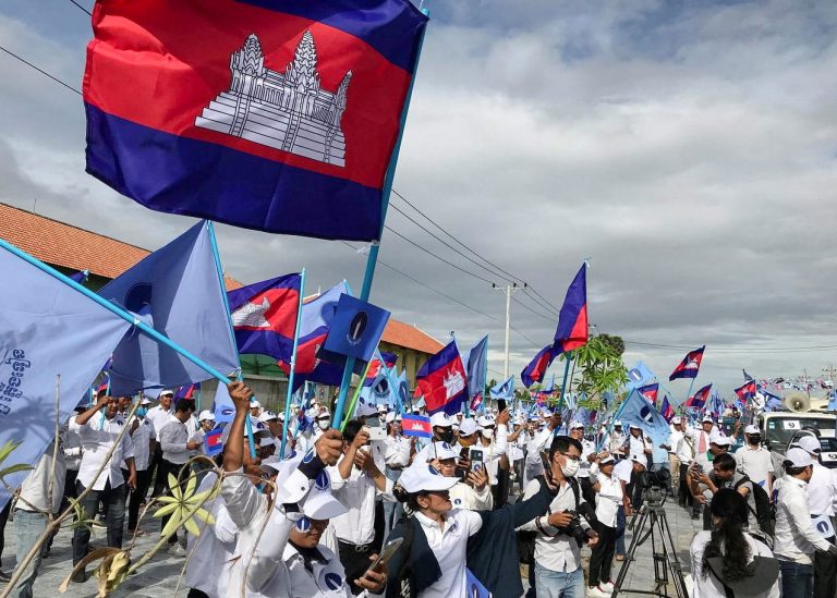 Cambodia elections will be ‘joke’, says opposition figure Sam Rainsy