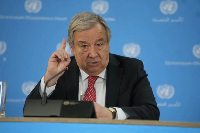UN chief implicitly criticizes Cambodia’s upcoming elections after top opposition party ban