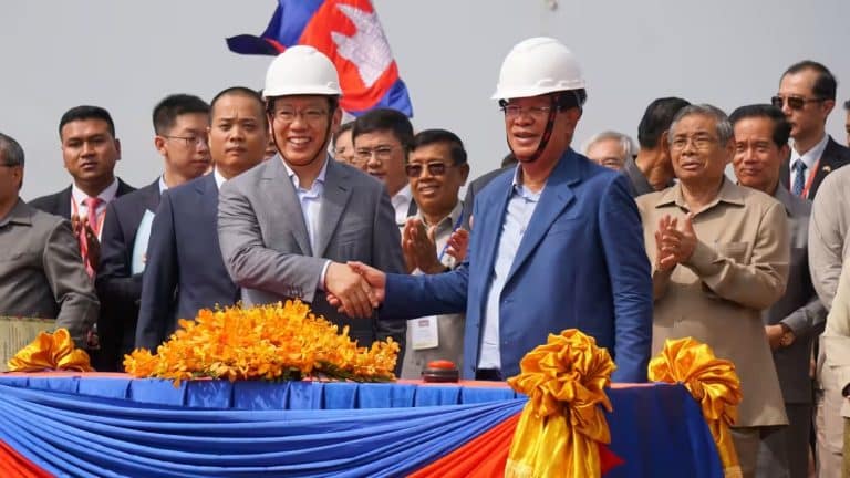Cambodia breaks ground on China-funded highway to Vietnam border