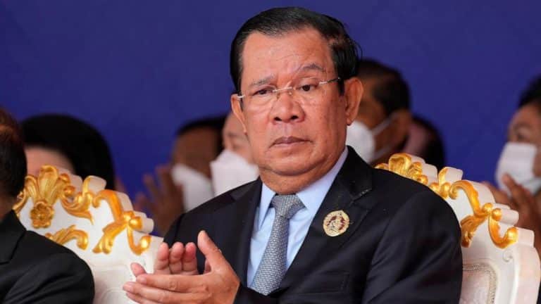 Cambodian leader says people who don’t vote will be barred from being candidates in future elections