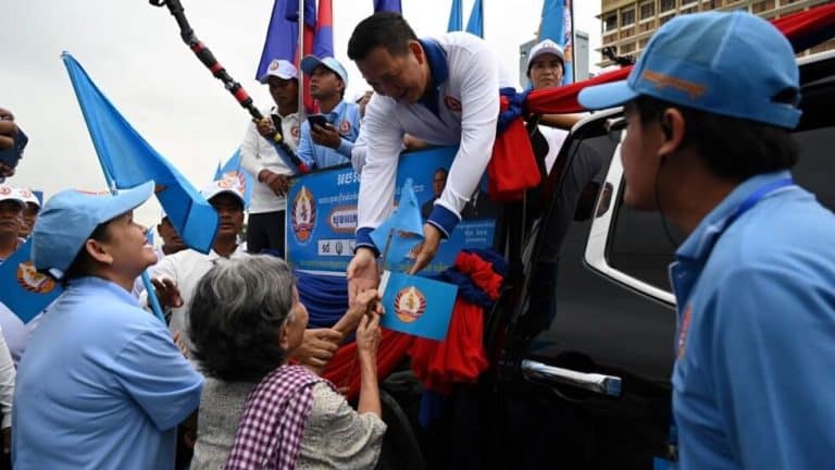 ‘Victory day’: Cambodia heir leads final rally ahead of one-sided election