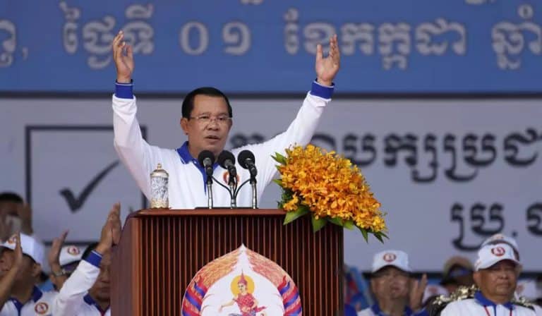 In Cambodia, the son rises but the father endures