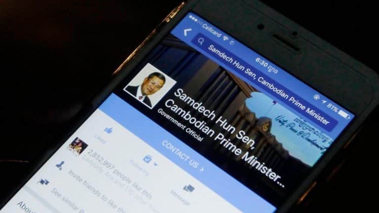 Cambodia’s leader returns to Facebook weeks after an acrimonious breakup with the platform