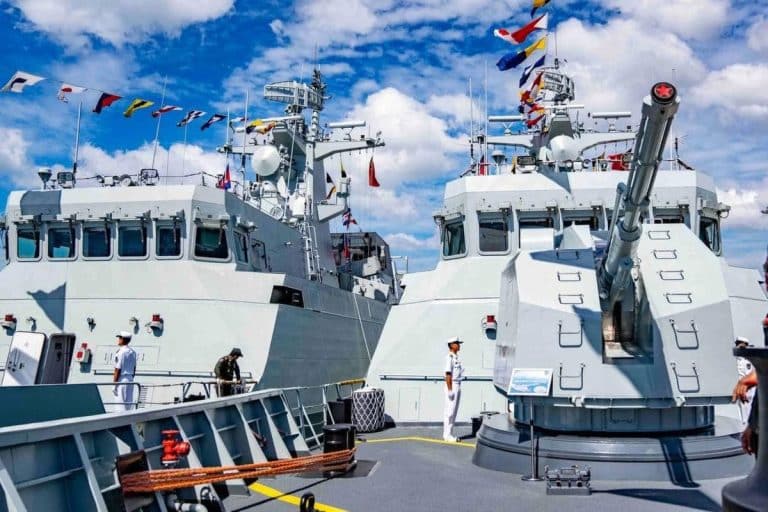 Chinese warships visit controversial Cambodian naval base for joint exercise