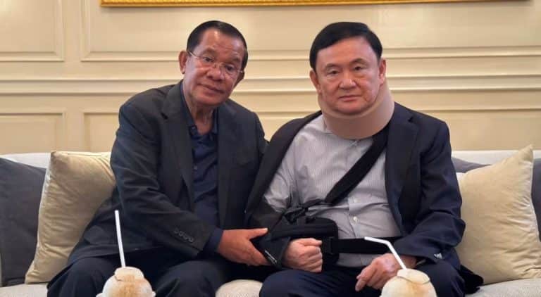Thai influential ex-PM Thaksin gets visit from old ally Hun Sen of Cambodia