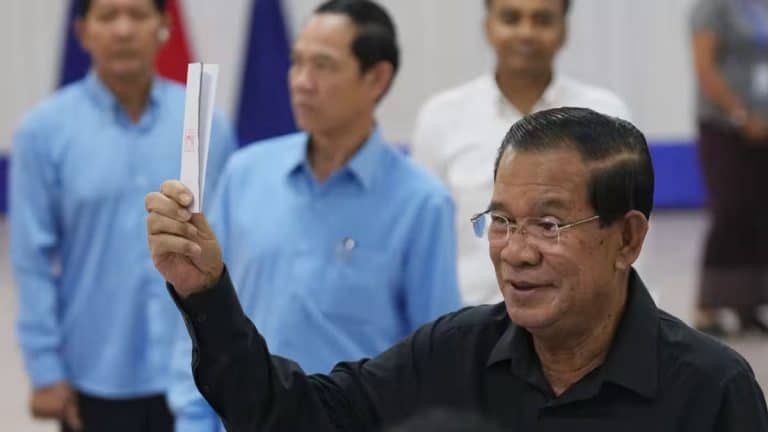 Cambodia’s ruling party claims victory in Senate election