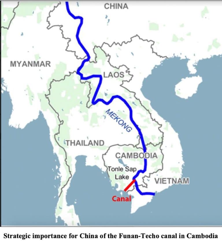 China’s Strategic Canal in Cambodia May Cause Regional Destabilization