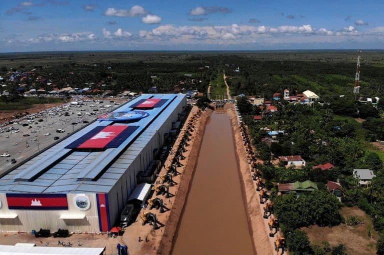 The murky waters of Cambodia’s Funan Techo Canal