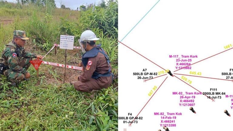 Cambodia mine action centre says Thai shelling cannot be disputed