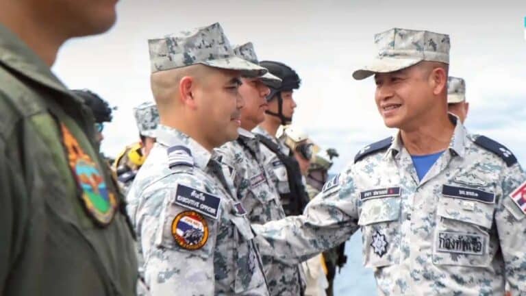Thai navy warns of stronger measures over border dispute with Cambodia