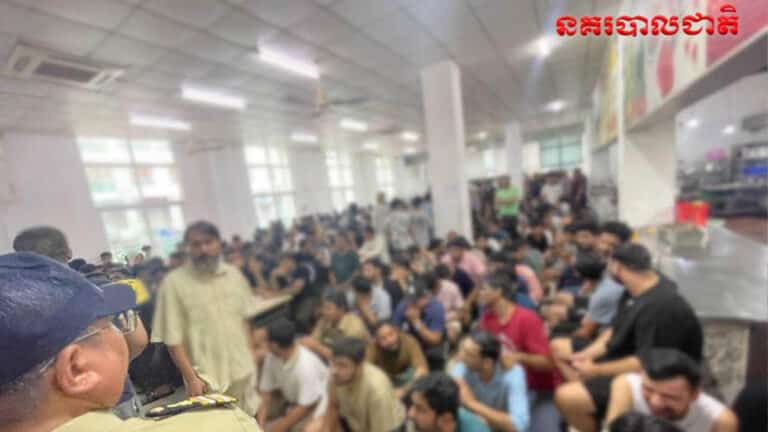 Authorities in Preah Sihanouk Detain 290 Foreign Nationals for Illegal Activity in Cambodia