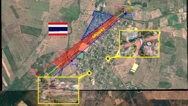 Observers Claim Thailand Has Incorporated Cambodian Border Areas into Unilateral Map